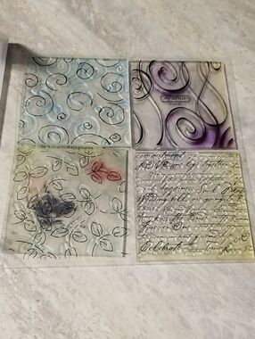 Close To My Heart Clear Stamp Set Romantic Backgrounds